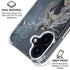 Gothic Queen with Silver Dragon by Nene Thomas iPhone 17 Clear Case