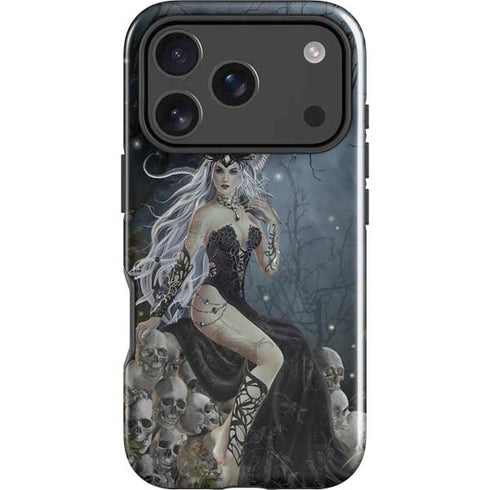 Gothic Queen with Silver Dragon by Nene Thomas iPhone 18 Pro Impact Case