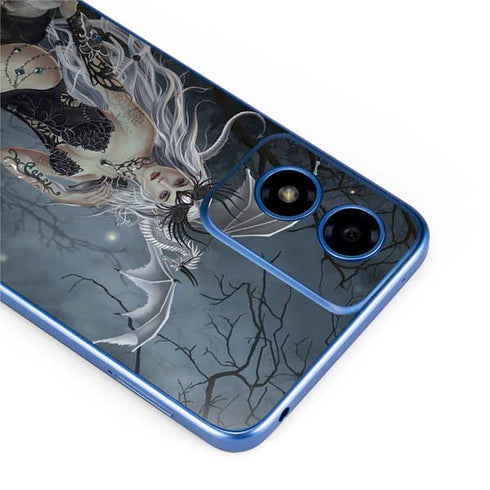 Gothic Queen with Silver Dragon by Nene Thomas Moto G Play 4G (2024) Skin
