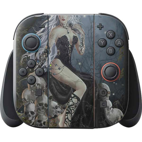 Gothic Queen with Silver Dragon by Nene Thomas Nintendo Switch 2 (2025) with Joy-Con Skin