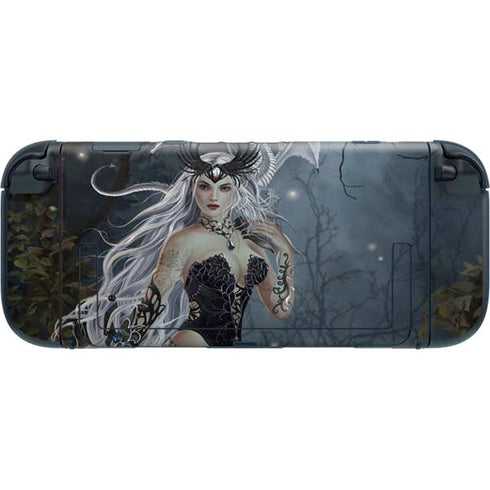 Gothic Queen with Silver Dragon by Nene Thomas Nintendo Switch 2 (2025) with Joy-Con Skin