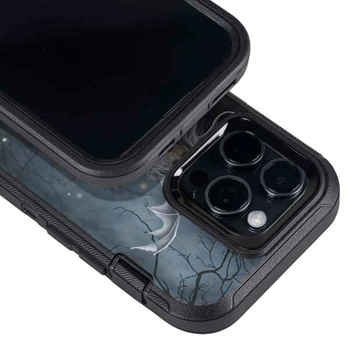 Gothic Queen with Silver Dragon by Nene Thomas Otterbox Defender iPhone Skin