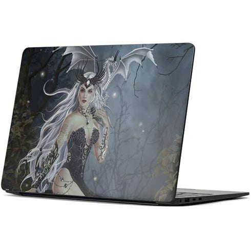 Gothic Queen with Silver Dragon by Nene Thomas Surface Laptop 7 15in Skin