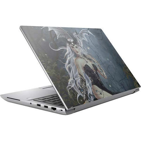 Gothic Queen with Silver Dragon by Nene Thomas HP ZBook Fury 16 G10 Skin