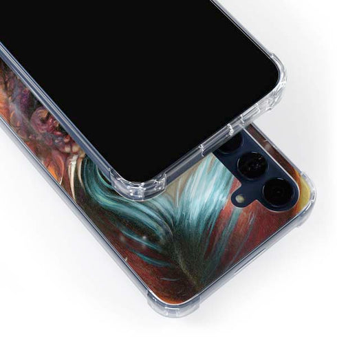 Gothic Vampire Fairy with Dragon & Skulls by Jasmine Becket-Griffith Galaxy A55 5G Clear Case