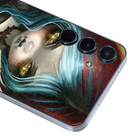 Gothic Vampire Fairy with Dragon & Skulls by Jasmine Becket-Griffith Galaxy A55 5G Skin