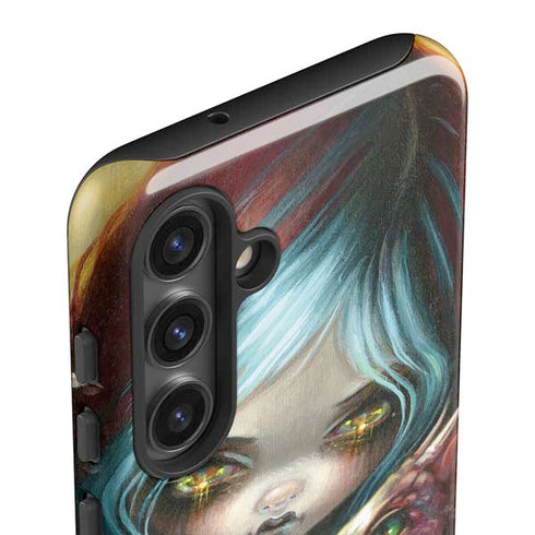 Gothic Vampire Fairy with Dragon & Skulls by Jasmine Becket-Griffith Galaxy S25 Plus Impact Case