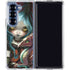 Gothic Vampire Fairy with Dragon & Skulls by Jasmine Becket-Griffith Galaxy Z Fold6 Clear Case