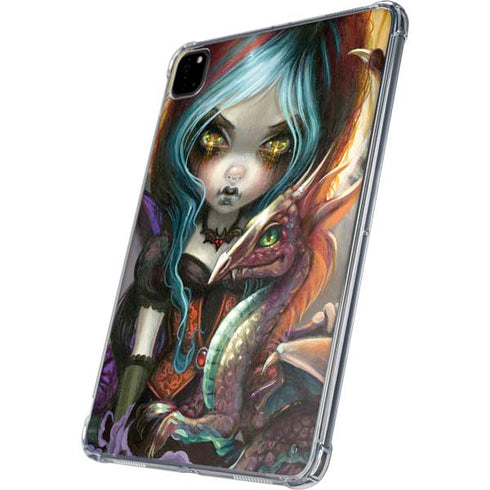 Gothic Vampire Fairy with Dragon & Skulls by Jasmine Becket-Griffith iPad Pro 11in (2024) Clear Case