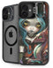 Gothic Vampire Fairy with Dragon & Skulls by Jasmine Becket-Griffith iPhone 16 Kickstand Case