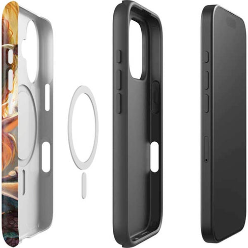 Gothic Vampire Fairy with Dragon & Skulls by Jasmine Becket-Griffith iPhone 16 Magsafe Impact Case