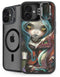 Gothic Vampire Fairy with Dragon & Skulls by Jasmine Becket-Griffith iPhone 16 Plus Kickstand Case