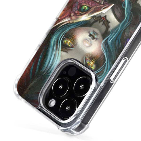 Gothic Vampire Fairy with Dragon & Skulls by Jasmine Becket-Griffith iPhone 16 Pro MagSafe Case