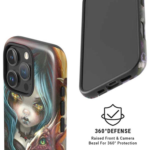 Gothic Vampire Fairy with Dragon & Skulls by Jasmine Becket-Griffith iPhone 16 Pro Magsafe Impact Case