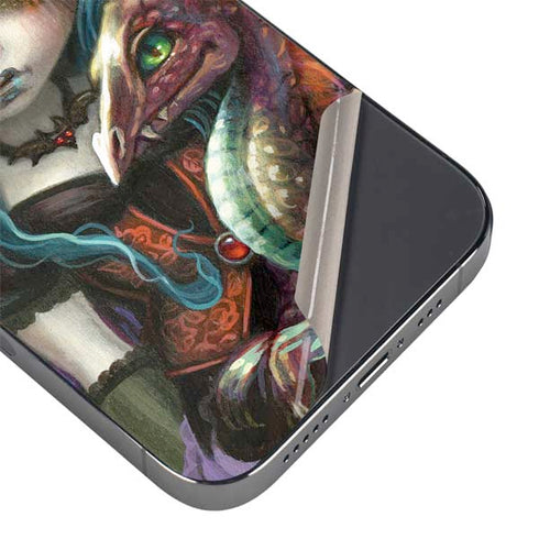 Gothic Vampire Fairy with Dragon & Skulls by Jasmine Becket-Griffith iPhone 16 Pro Max Skin