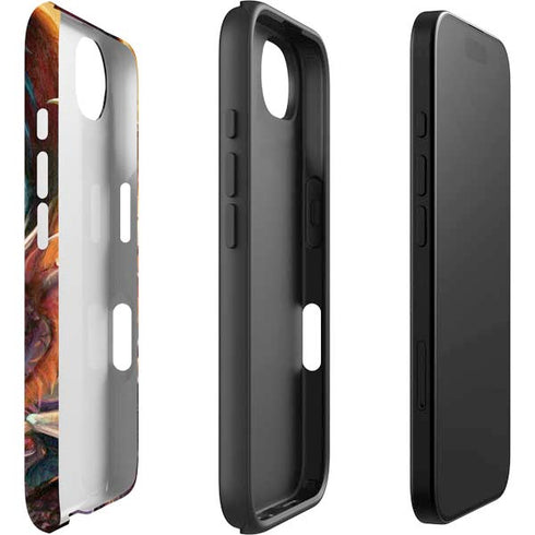 Gothic Vampire Fairy with Dragon & Skulls by Jasmine Becket-Griffith iPhone 16e Impact Case