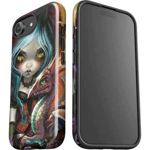 Gothic Vampire Fairy with Dragon & Skulls by Jasmine Becket-Griffith iPhone 16e Impact Case