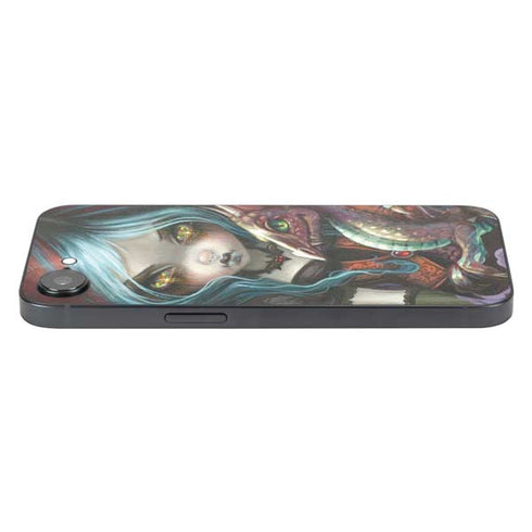 Gothic Vampire Fairy with Dragon & Skulls by Jasmine Becket-Griffith iPhone 16e Skin