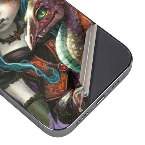 Gothic Vampire Fairy with Dragon & Skulls by Jasmine Becket-Griffith iPhone 16e Skin