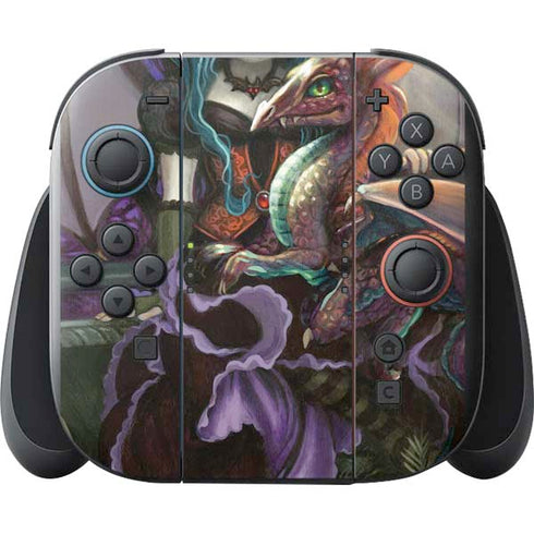 Gothic Vampire Fairy with Dragon & Skulls by Jasmine Becket-Griffith Nintendo Switch 2 (2025) with Joy-Con Skin