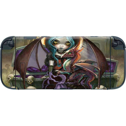 Gothic Vampire Fairy with Dragon & Skulls by Jasmine Becket-Griffith Nintendo Switch 2 (2025) with Joy-Con Skin