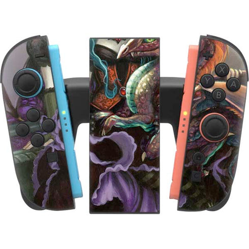 Gothic Vampire Fairy with Dragon & Skulls by Jasmine Becket-Griffith Nintendo Switch 2 (2025) Joy-Con Controller Skin