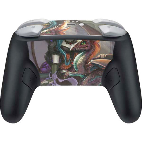 Gothic Vampire Fairy with Dragon & Skulls by Jasmine Becket-Griffith Nintendo Switch 2 (2025) Pro Controller Skin