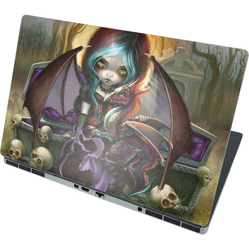 Gothic Vampire Fairy with Dragon & Skulls by Jasmine Becket-Griffith Dell Precision Skin