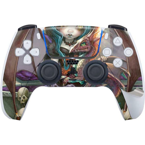 Gothic Vampire Fairy with Dragon & Skulls by Jasmine Becket-Griffith PS5 Pro Bundle Skin
