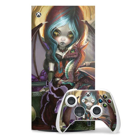 Gothic Vampire Fairy with Dragon & Skulls by Jasmine Becket-Griffith Xbox Series X Skins