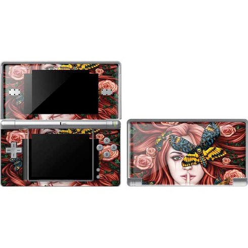 Gothic Woman and Death Moth Butterflies by Sarah Richter Nintendo Skins