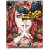 Gothic Woman and Death Moth Butterflies by Sarah Richter iPad Cases