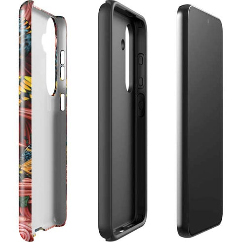 Gothic Woman and Death Moth Butterflies by Sarah Richter Galaxy S25 Plus Impact Case