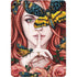 Gothic Woman and Death Moth Butterflies by Sarah Richter Apple iPad Air Skin