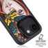 Gothic Woman and Death Moth Butterflies by Sarah Richter iPhone 16e Kickstand Case