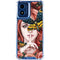 Gothic Woman and Death Moth Butterflies by Sarah Richter Moto G 5G (2024) Clear Case