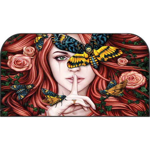 Gothic Woman and Death Moth Butterflies by Sarah Richter Nintendo Switch 2 (2025) with Joy-Con Skin