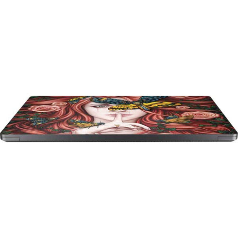 Gothic Woman and Death Moth Butterflies by Sarah Richter Surface Laptop 7 13.8in Skin