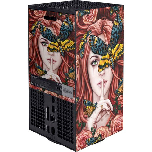 Gothic Woman and Death Moth Butterflies by Sarah Richter Xbox Series X Bundle Skin
