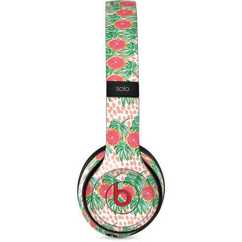 Bouffants and Broken Hearts Graphic Grapefruit Beats Solo 3 Wireless Skin