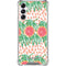 Bouffants and Broken Hearts Graphic Grapefruit Gabb Phone 4 Clear Case