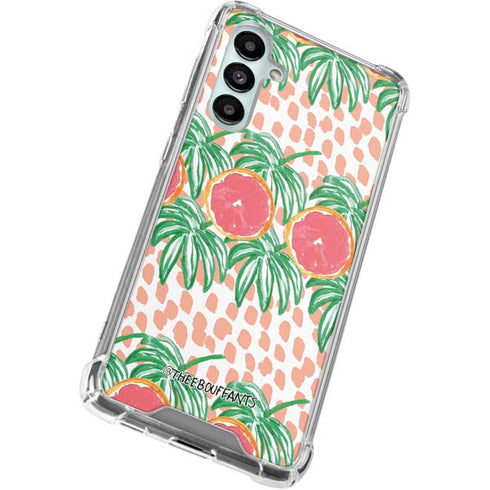 Bouffants and Broken Hearts Graphic Grapefruit Galaxy A16 5G Clear Case