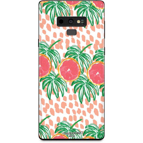 Bouffants and Broken Hearts Graphic Grapefruit Galaxy Note 9 Skin