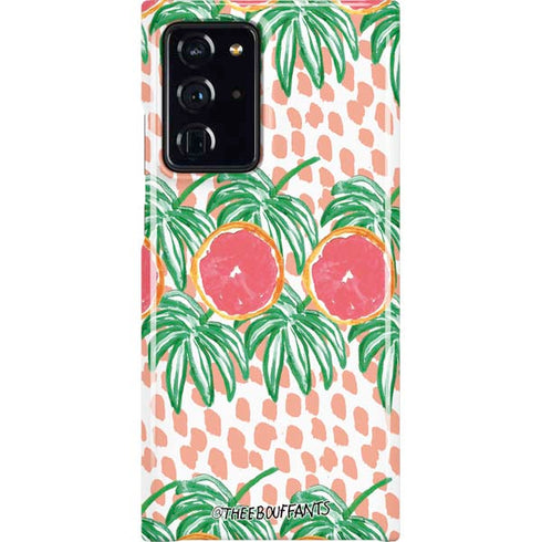 Bouffants and Broken Hearts Graphic Grapefruit Galaxy Cases