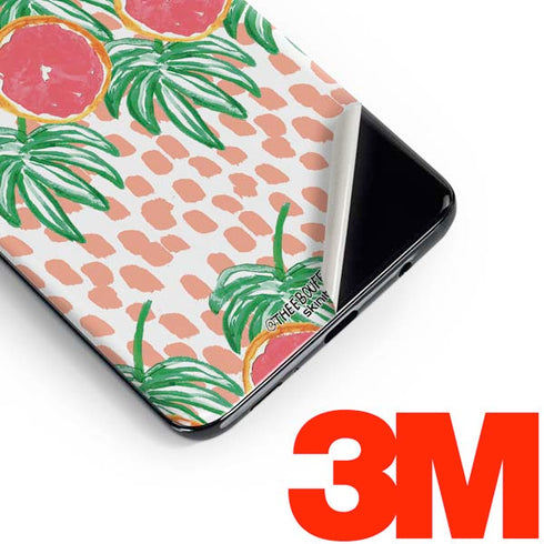 Bouffants and Broken Hearts Graphic Grapefruit Galaxy S10e Skin