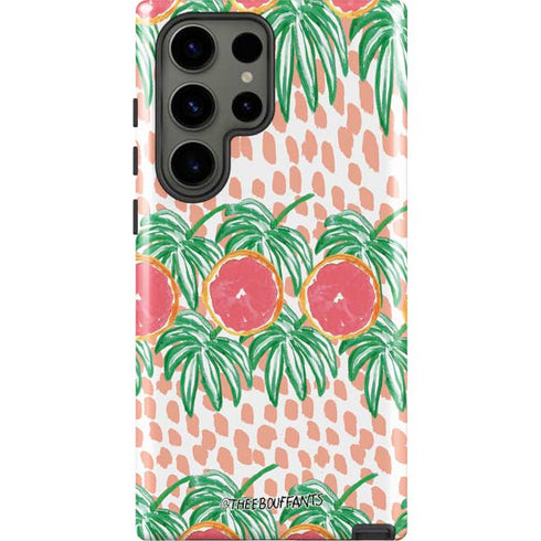 Bouffants and Broken Hearts Graphic Grapefruit Galaxy S23 Ultra Pro Case