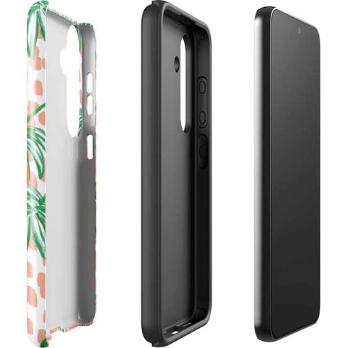 Bouffants and Broken Hearts Graphic Grapefruit Galaxy S25 Impact Case