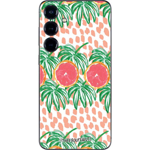 Bouffants and Broken Hearts Graphic Grapefruit Galaxy S24 Plus Skin