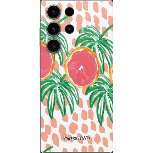 Bouffants and Broken Hearts Graphic Grapefruit Galaxy S25 Ultra Skin