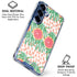 Bouffants and Broken Hearts Graphic Grapefruit Galaxy S25 Clear Case